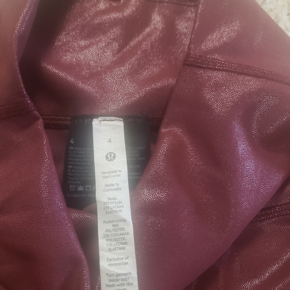 Lululemon leggings size 4 - Picture 4 of 6